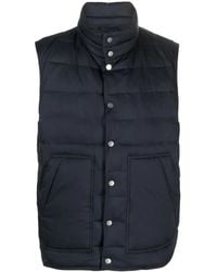 Kiton - Chaleco Acolchado Con Cremallera - Lyst