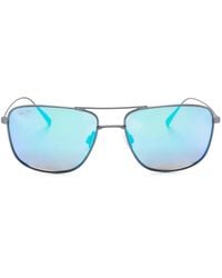 Maui Jim - Mikioi Pilot-Frame Sunglasses - Lyst