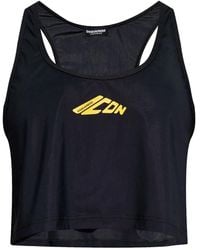 DSquared² - Top Con Logo Estampado - Lyst