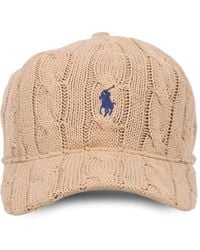 Polo Ralph Lauren - Cable-Knit Baseball Cap - Lyst
