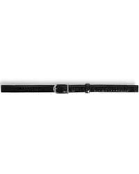 Zadig & Voltaire - 20Mm Crocodile-Embossed Belt - Lyst