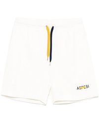 Aspesi - Garment Dyed Gauzed Shorts - Lyst