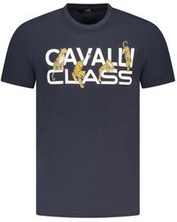 Roberto Cavalli - Leopard-Print Logo T-Shirt - Lyst
