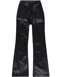Ksubi - Faux-Leather Flared Trousers - Lyst