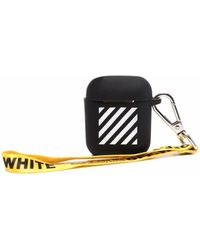 Off-White c/o Virgil Abloh Diag-print Airpods Case in Black for 