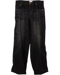 KAMIYA - Wire Wide-Leg Jeans - Lyst