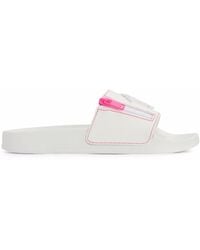 Giuseppe Zanotti - Brett Logo Zip Slides - Lyst
