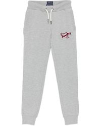 Superdry - Logo-Embroidered Track Pants - Lyst