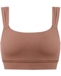 Sweaty Betty - Gathered-Strap Performance Top - Lyst