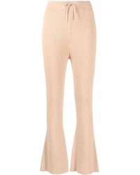 Nanushka - Ribbed Knitted Trousers - Lyst