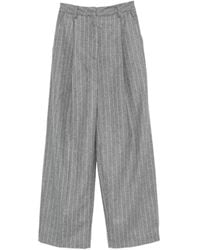 Thelatest - Pantalon De Tailleur E-Axel À Fines Rayures - Lyst