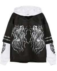 Warren Lotas - Graphic-Print Hoodie - Lyst