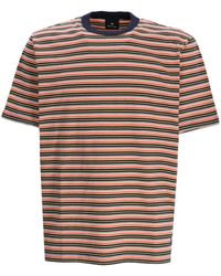 Paul Smith - T-shirt en coton à rayures - Lyst