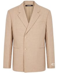 Jacquemus - The Melo Logo-Patch Blazer - Lyst