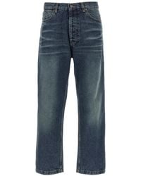 Riviera - Stone-Washed Tapered Jeans - Lyst