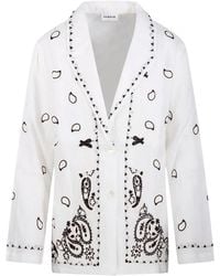 P.A.R.O.S.H. - Blazer Met Borduurwerk - Lyst