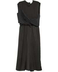 Litkovskaya - Crossover-Panel Sleeveless Midi Dress - Lyst