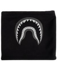 A Bathing Ape - Shark-Graphic Neck Warmer - Lyst