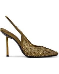 Le Silla - Gilda Crystal-Embellished Slingback Pumps - Lyst