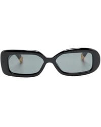 Jacquemus - Lunettes De Soleil Asymétriques Les Lunettes Rond Carré - Lyst