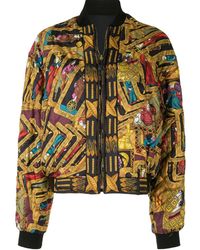 Hermès Bomber Tarot con stampa Pre-owned - Multicolore