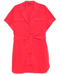 Liu Jo - Shirt-Style Mini Dress - Lyst