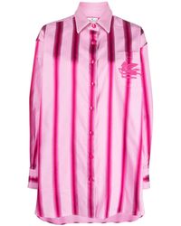 Etro - Striped Shirt Dress - Lyst