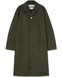 Jil Sander - Button-Up Raincoat - Lyst