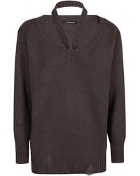 Canessa - Kaschmirpullover mit V-Ausschnitt - Lyst
