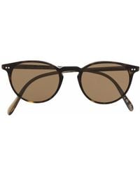 Oliver Peoples - Riley Round-Frame Sunglasses - Lyst