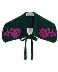 Essentiel Antwerp - Bead-Embellished Floral-Motif Collar - Lyst