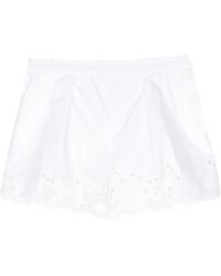 Dice Kayek - Shorts Con Ricamo - Lyst
