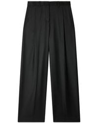 Paul Smith - Wool-Cashmere Wide-Leg Trousers - Lyst