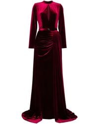 Saiid Kobeisy - Velvet Long Dress - Lyst