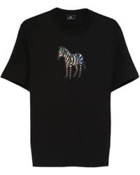 Paul Smith - Zebra-Print T-Shirt - Lyst