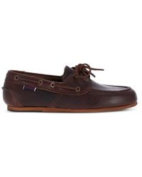 Sebago - Lace-Up Leather Loafers - Lyst