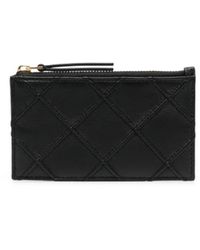 Tory Burch - Fleming Zipped Card Holder - Lyst