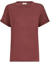 Brunello Cucinelli - Sparkling Cashmere And Silk Lightweight Knit T-Shirt - Lyst