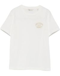 GANT - Logo-Embroidered T-Shirt - Lyst