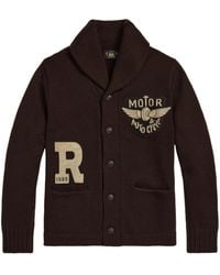 RRL - Shawl-Collar Cardigan - Lyst