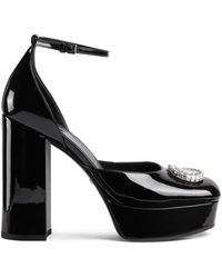 Gucci - Double G 115mm Leather Pumps - Lyst
