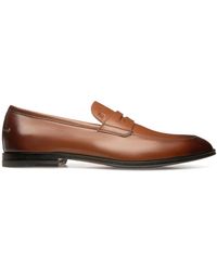 Bally - Webb Leather Loafers - Lyst
