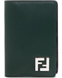 Fendi - Eckiges Kartenetui Mit Ff-Detail - Lyst