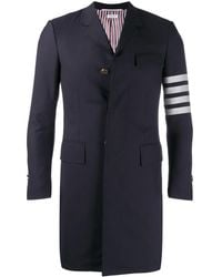 Thom Browne - 4-Bar Plain Weave Suiting Overcoat - Lyst