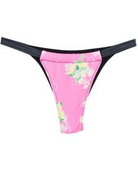 Frankie's Bikinis - Amore Floral-Print Bikini Bottom - Lyst