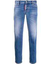 DSquared² Cropped Jeans - Blauw
