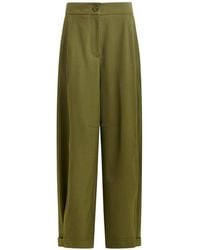 Essentiel Antwerp - Barrel-Leg Pleated Trousers - Lyst