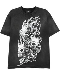 THUG CLUB - Skull-Print T-Shirt - Lyst