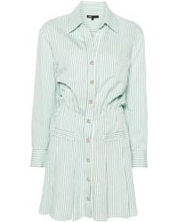 Maje - Striped Poplin Shirt Dress - Lyst