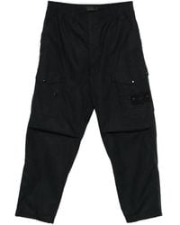 Stone Island - Cotton Trousers - Lyst